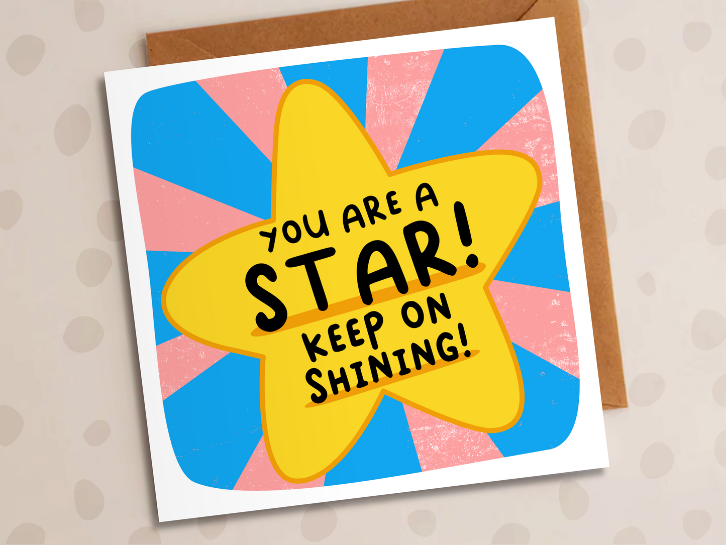 You Are A Star Card, Thank-You, Star