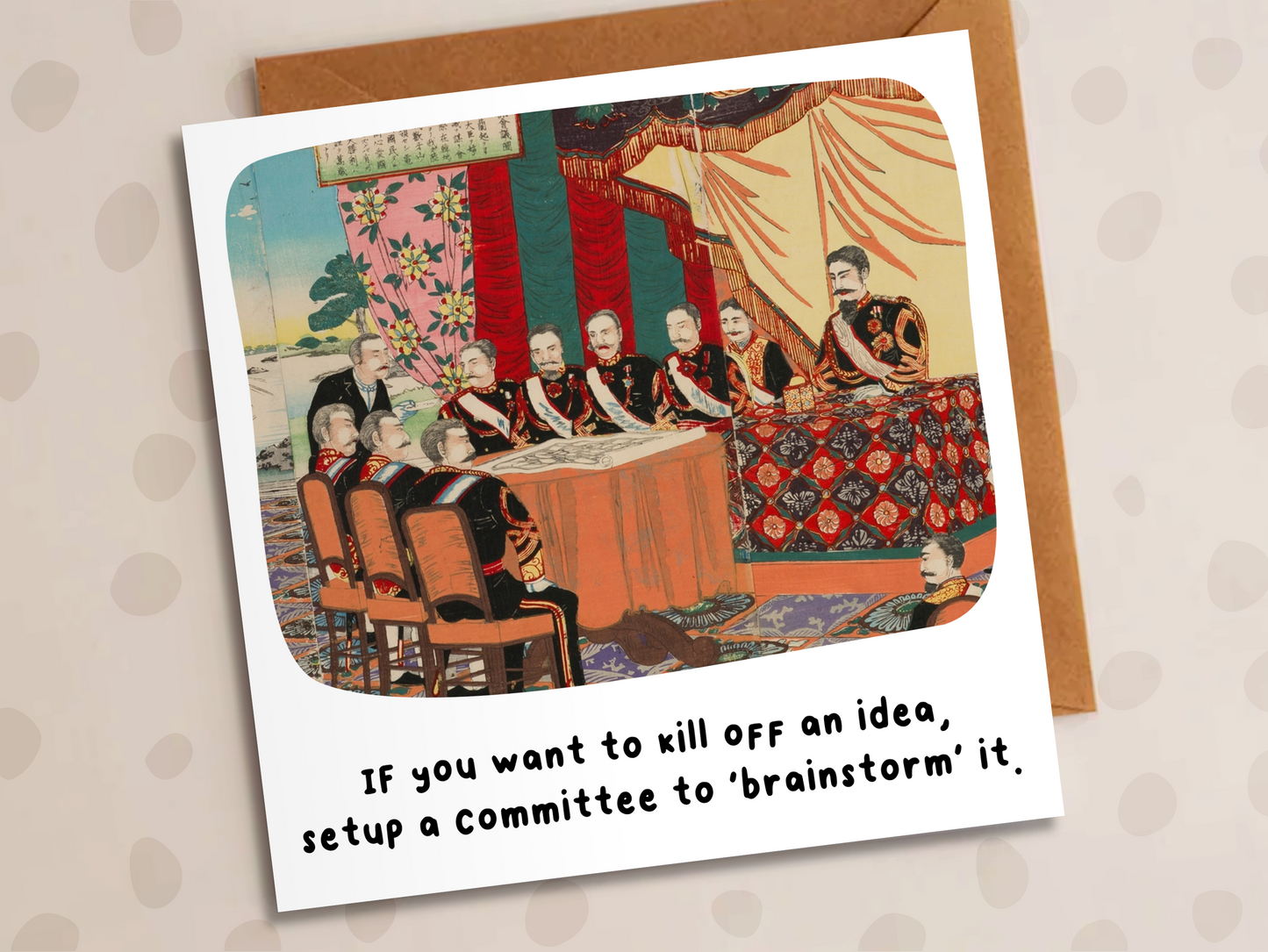 Work Committee Card, Birthday, Brainstorm