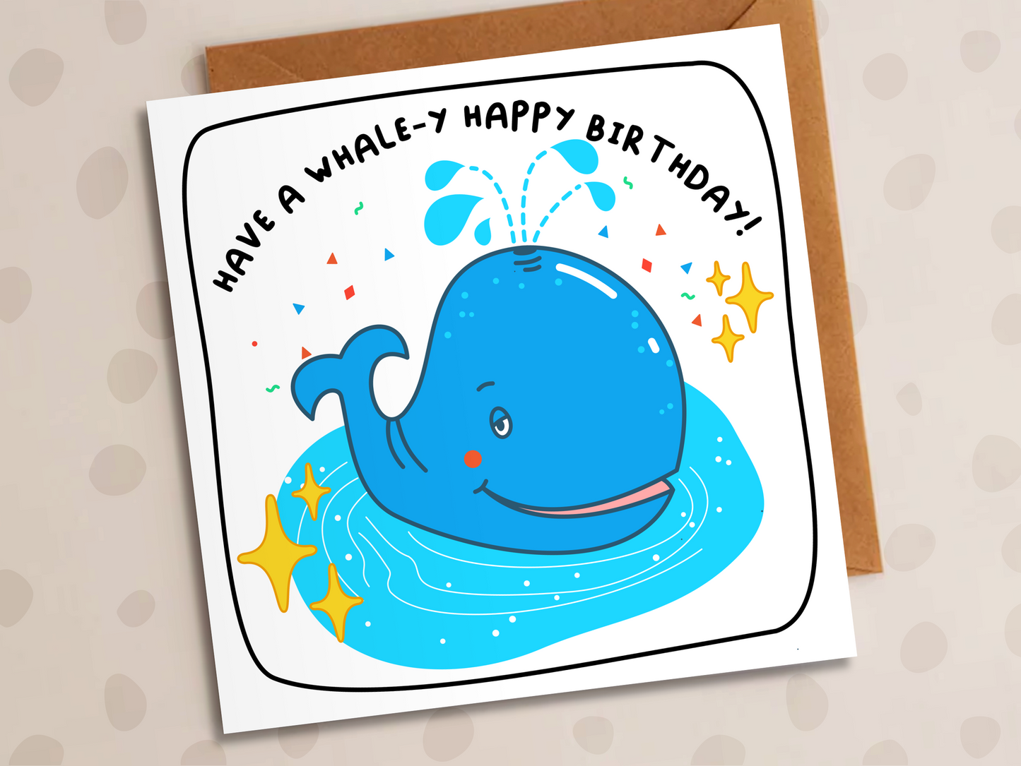 Whale-y Happy Birthday Card, Birthday, Whale
