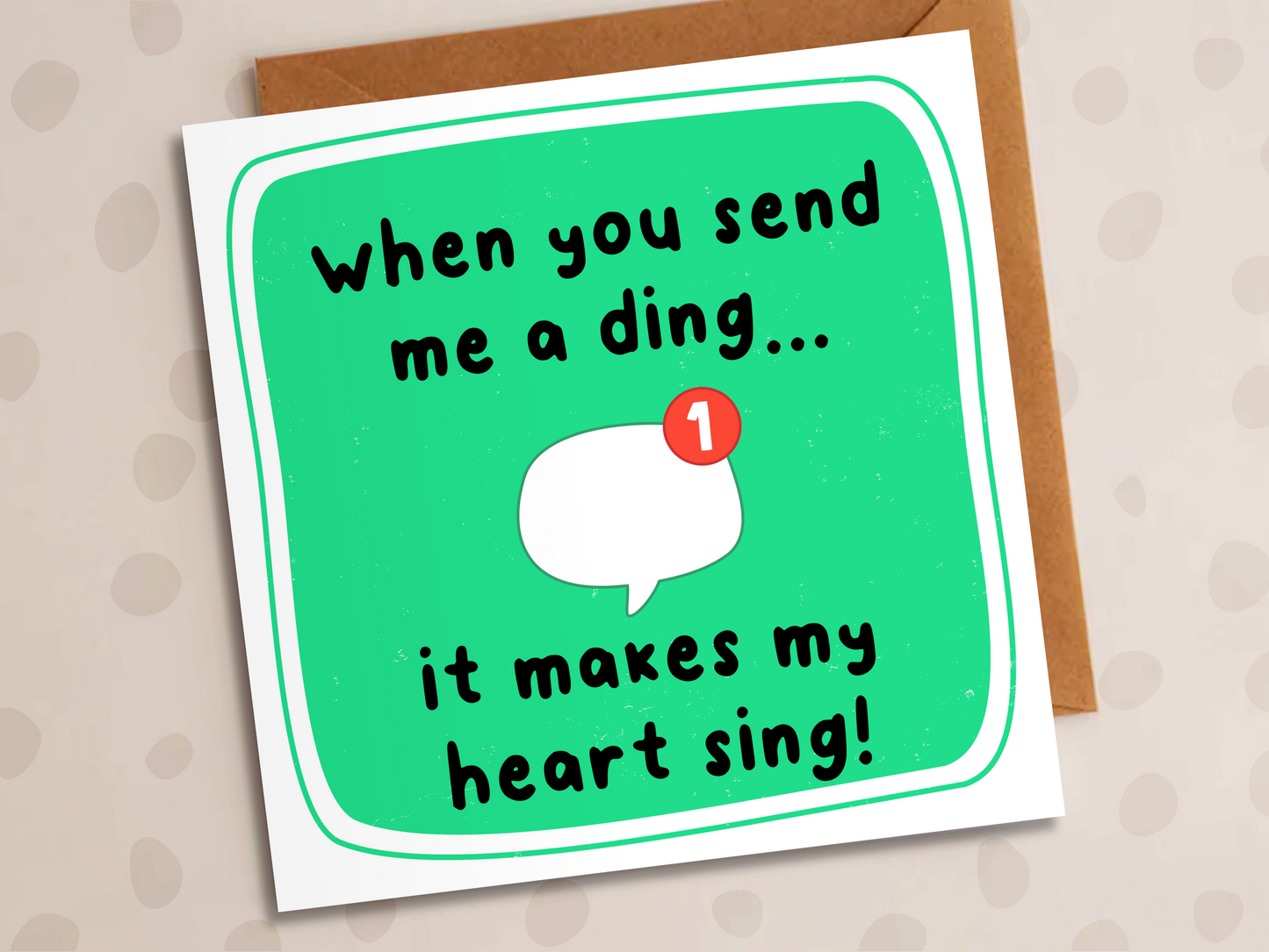 You Make My Heart Sing Card, Anniversary, Message