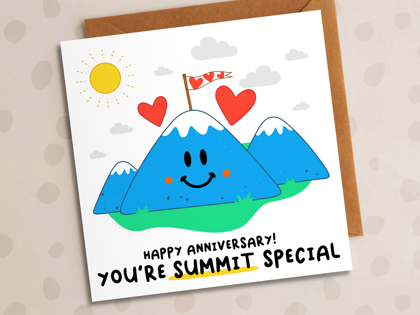 You Are Summit Special Card, Anniversary, Mountain