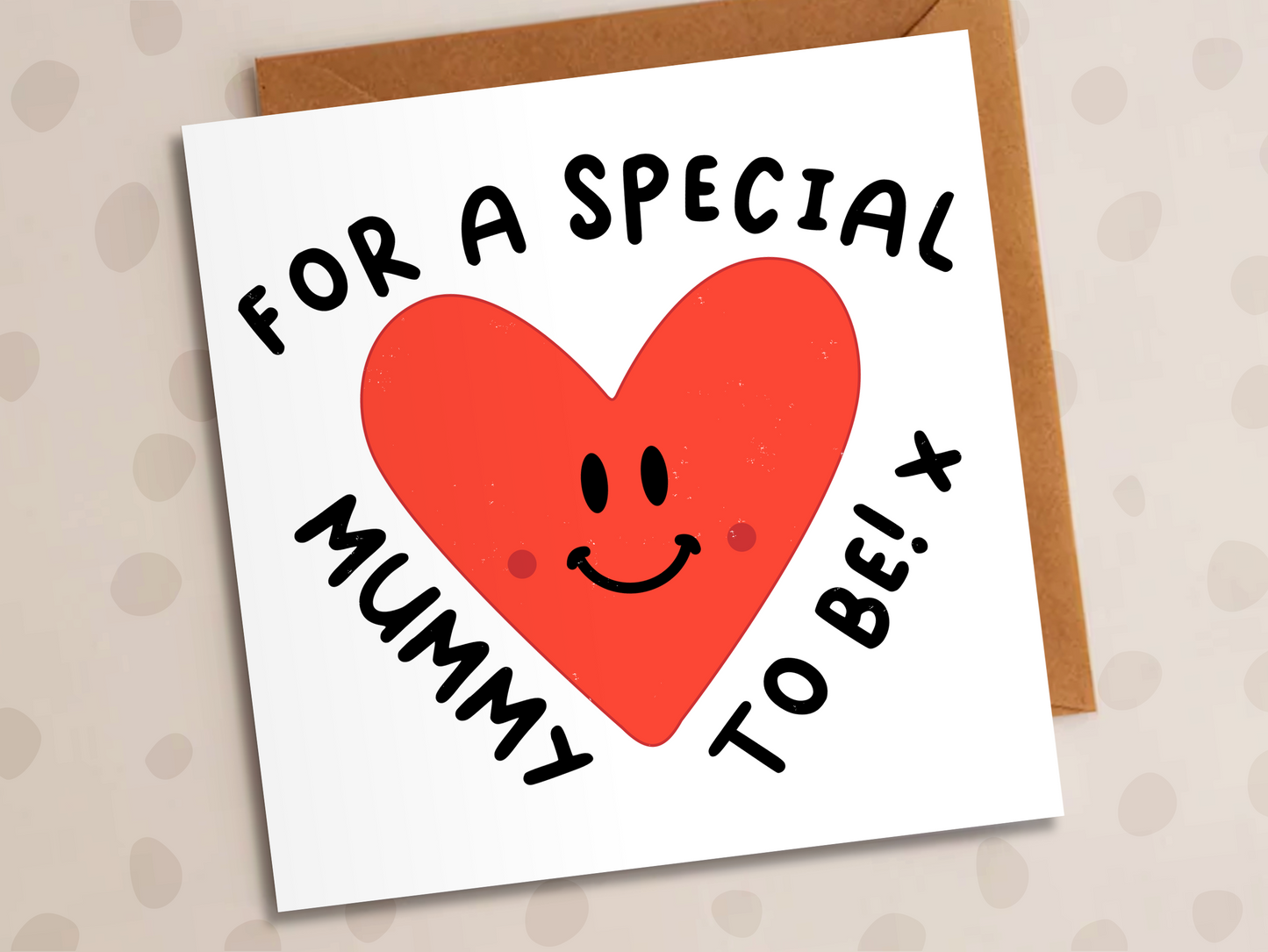 For A Special Mummy To Be Card, Birthday, Heart