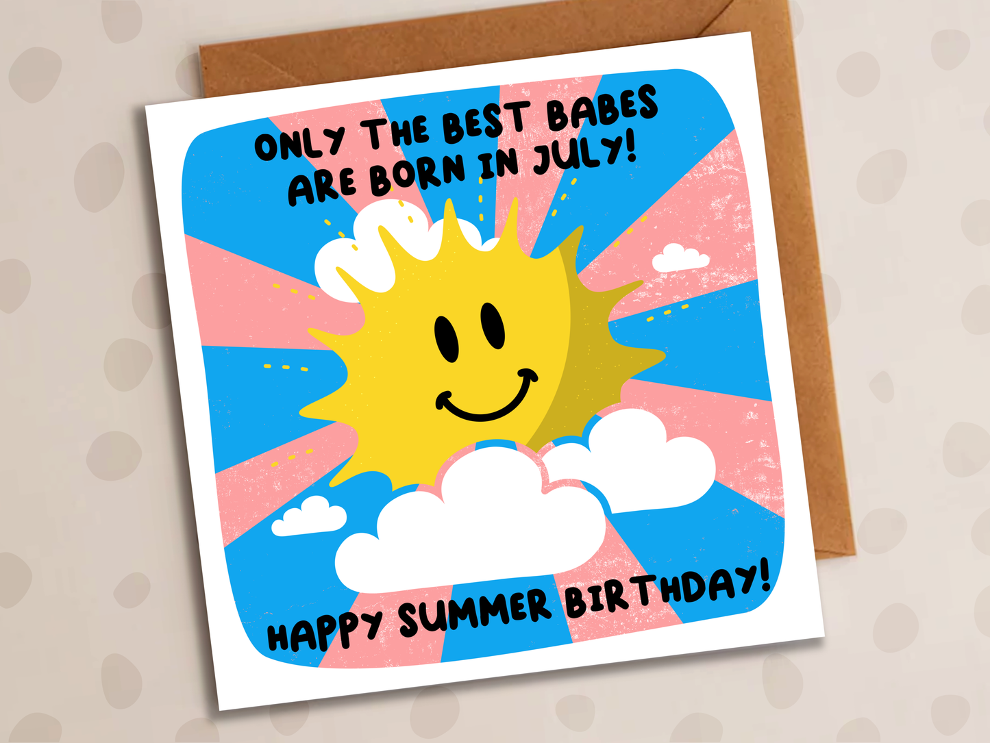 Best Babes Born In July Card, Birthday, Sun