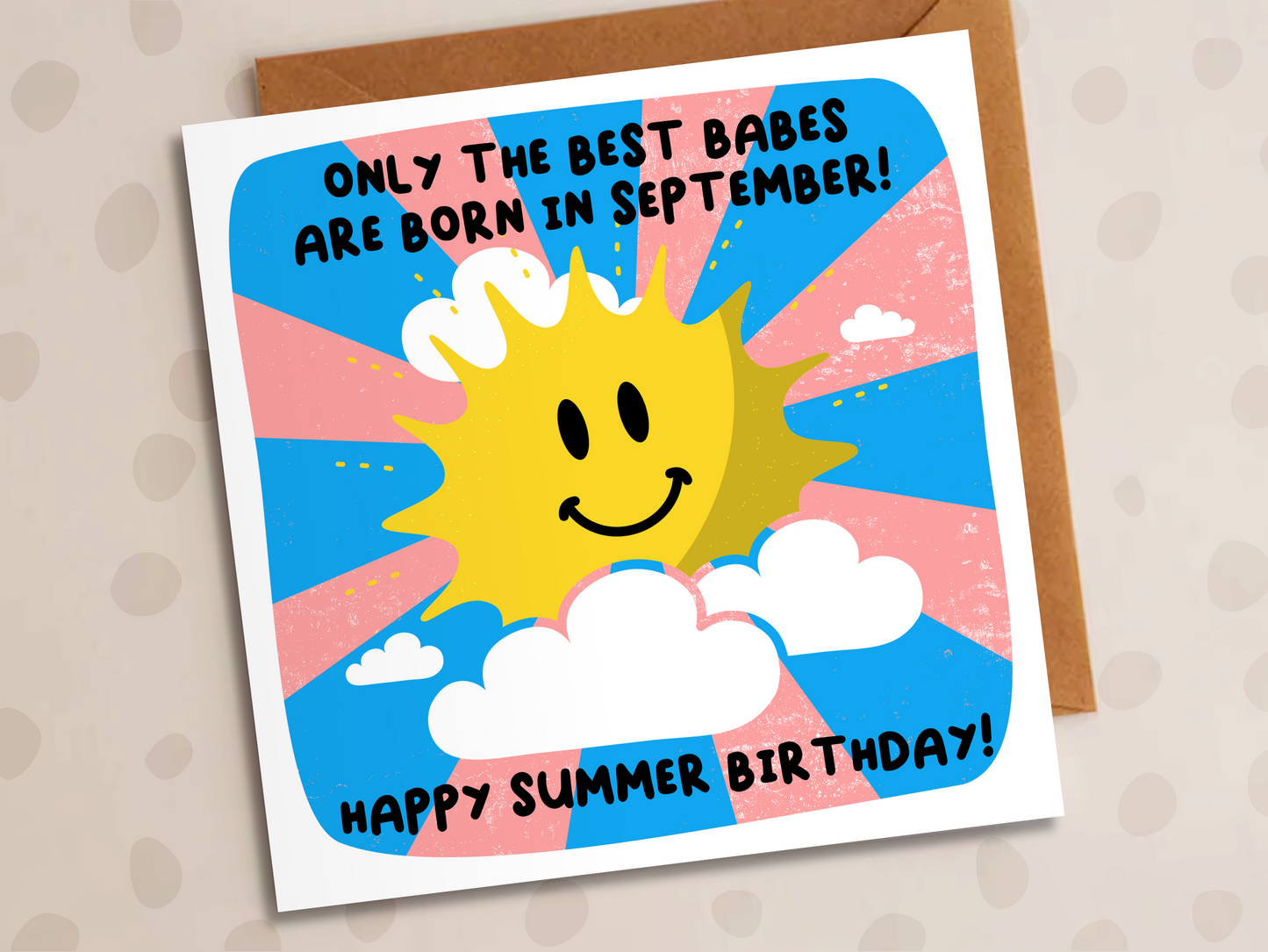 Best Babes Born In September Card, Birthday, Sun