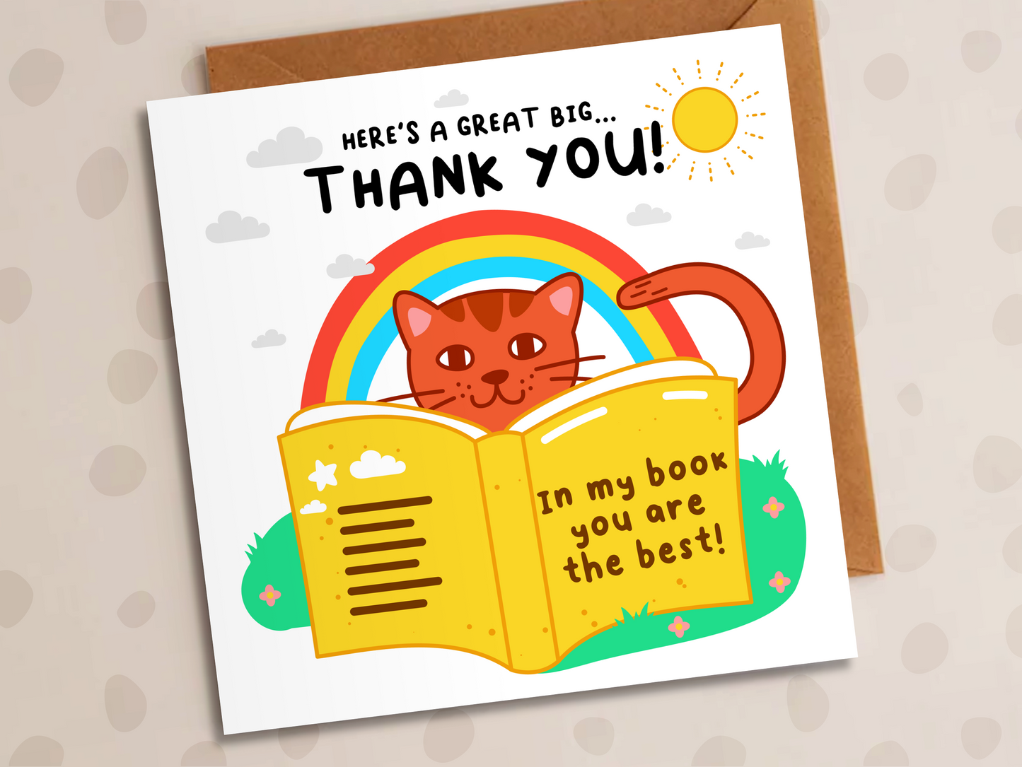 In My Book You Are The Best, Thank You, Cat