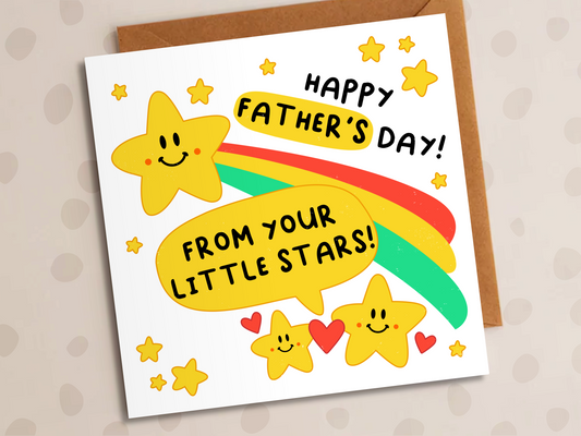 From Your Little Stars Card, Father's Day, Star