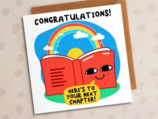 You're Next Chapter, Congratulations, Book