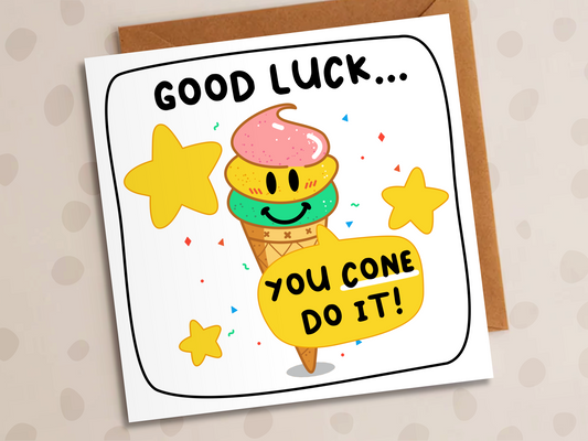You Cone Do It, Good Luck, Exams, Ice Cream