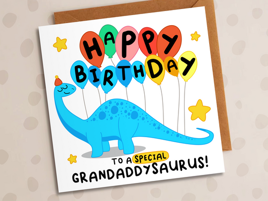 Special Grandaddysaurus  Card, Birthday, Dinosaur