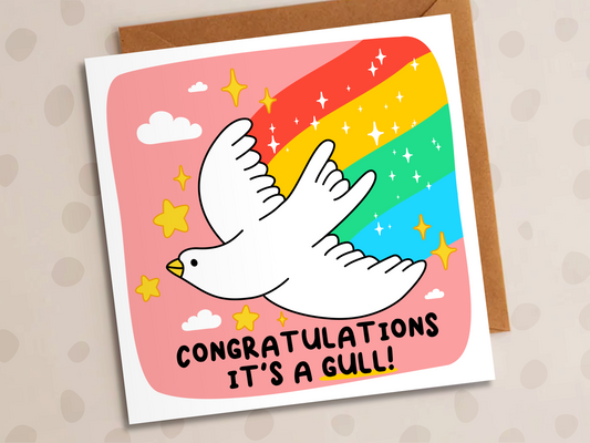 It's A Gull Card, Congratulations, New Baby