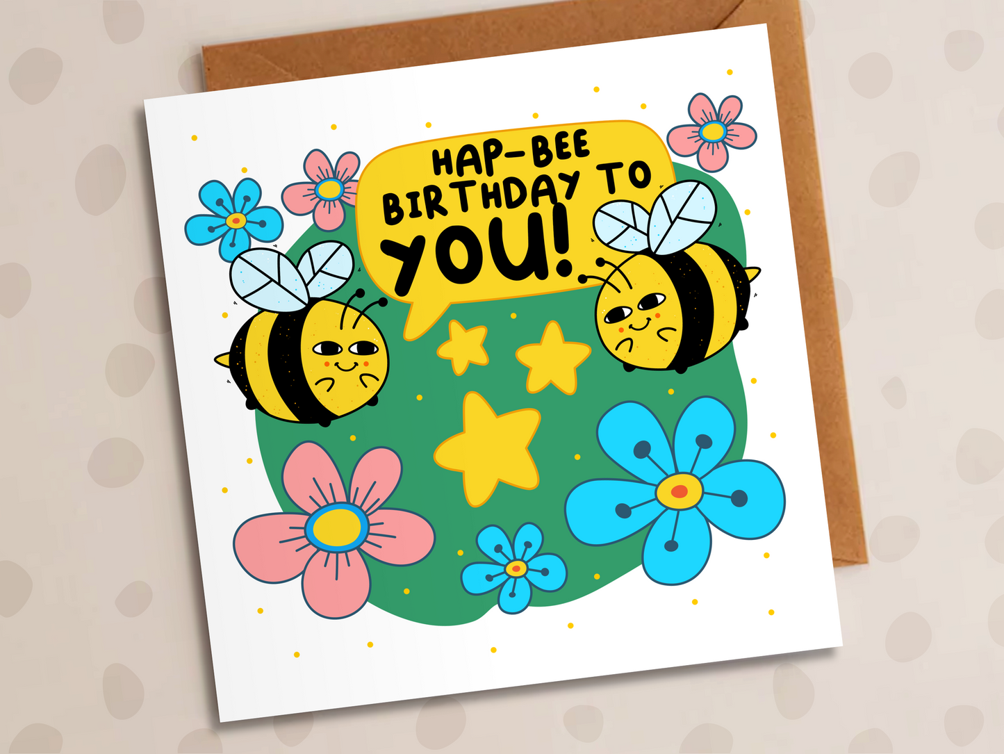 Hap-Bee Birthday To You Card, Birthday, Bee