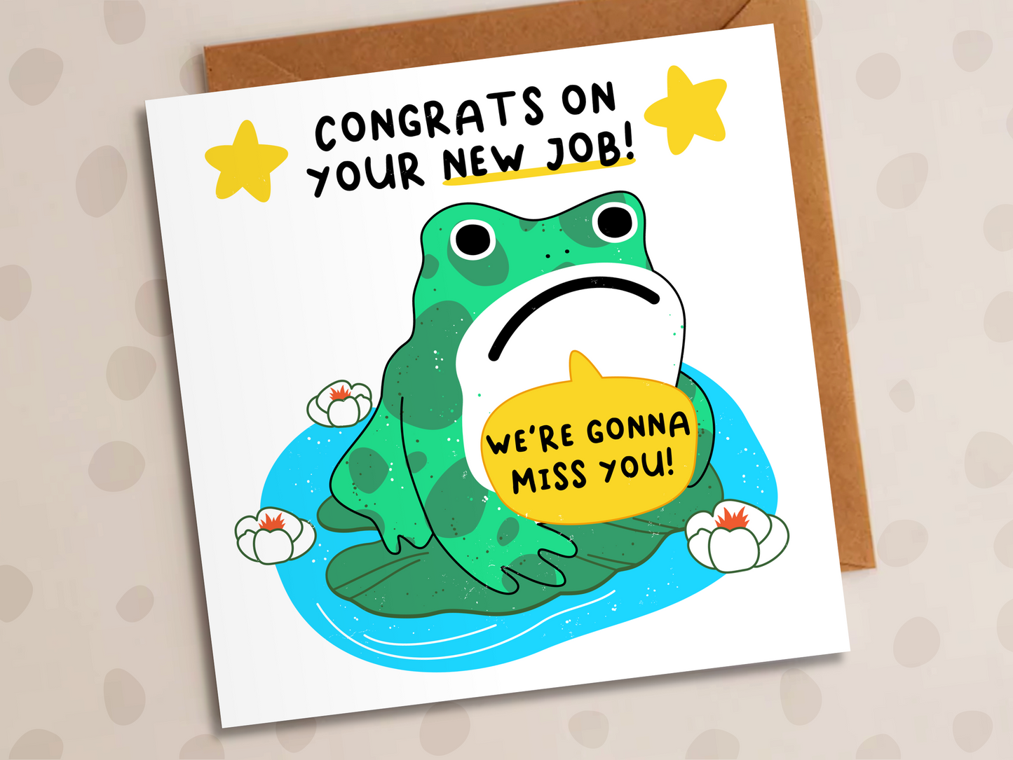Congrats on Your New Job Card, We'll Miss You Card